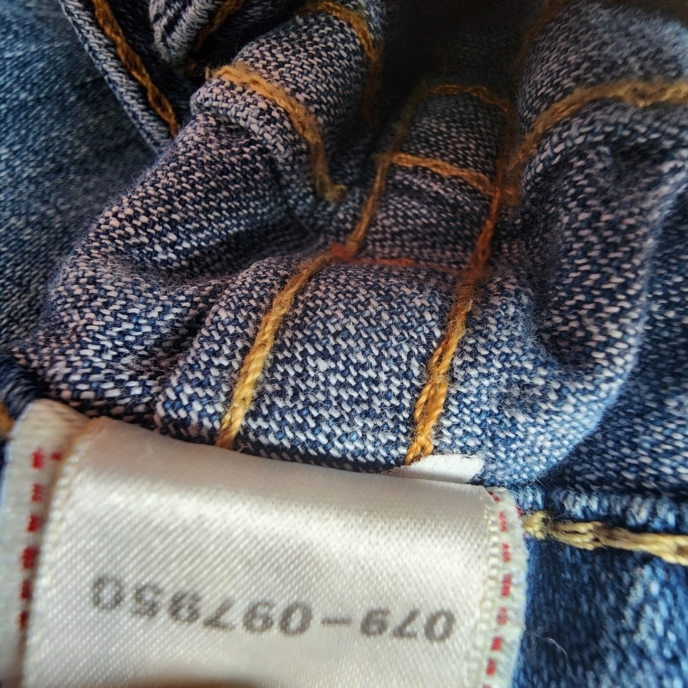VTG TRUE RELIGION JEANS WOMENS 32 TWISTED SEAM FLARE LEG LOW RISE USA Horseshoe - Picture 7 of 15